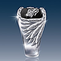 Freedoms Ride Mens Motorcycle Ring