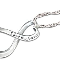 Love is forever necklace sale