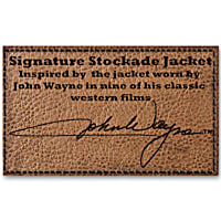 Signature John Wayne Western Style Stockade Mens Jacket