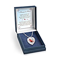 Messenger From Heaven Womens Cardinal Pendant Necklace