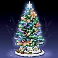 Thomas Kinkade Holiday Sparkle Colour-Changing Fibre-Optic