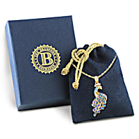 Swarovski peacock pendant sales