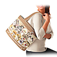 Kayomi Harai Cats With Purr-sonality Womens Quilted Tote Bag