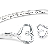 Swarovski engraved bracelet clearance
