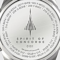 The Spirit Of Concorde Stainless Steel Chronograph Watch Featuring