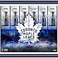 Toronto Maple Leafs+R+ Arena Framed Wall Decor Featuring A Black And White  Full Length Photo Of The Ice Before A Capacity Crowd Of Leafs+TM+ Fans