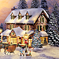 Thomas Kinkades Collectible Village Christmas Collection