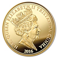 The Queen Elizabeth II Celebration 24K Gold Plated Coin Collection