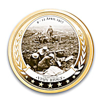 The Greatest Canadian War Battles 24K Gold-Plated Proof Coin