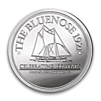 宝物 カナン&マリア SP サイン CANAAN Bluenose Centennial 99.9% Silver-Plated Proof Collection