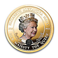 Queen Elizabeth II Memorial 24K Gold-Plated Proof Coin Collection