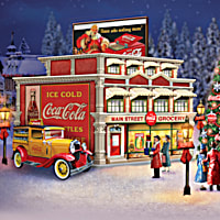 COCA-COLA Christmas Village Collection That Illuminates