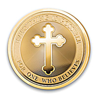 24K Gold-Plated Proof Coins Adorned With Full-Colour