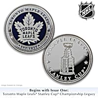 Toronto Maple Leafs® NHL® Stanley Cup® Champions 99.9% Proof Coin