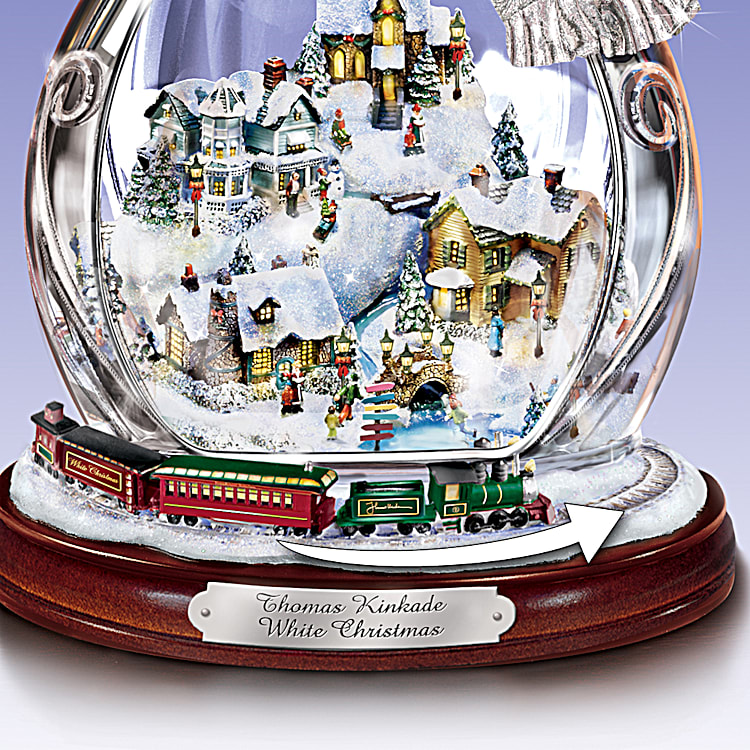 Thomas Kinkade Snowman Figurine