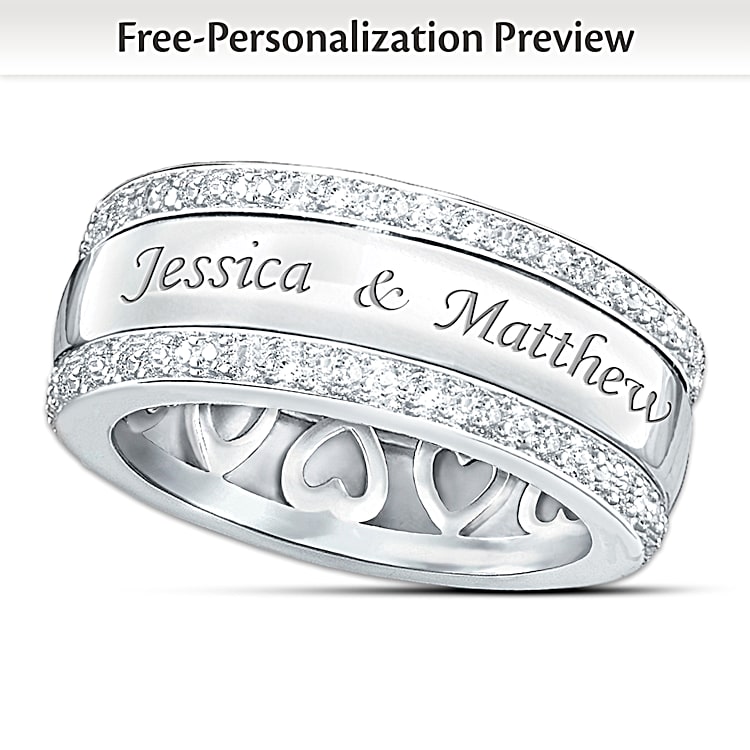 Name in ring design sale