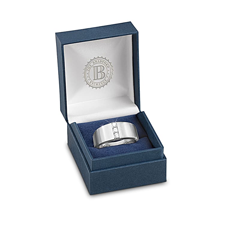 Today Tomorrow And Always 3 Diamond Mens Ring