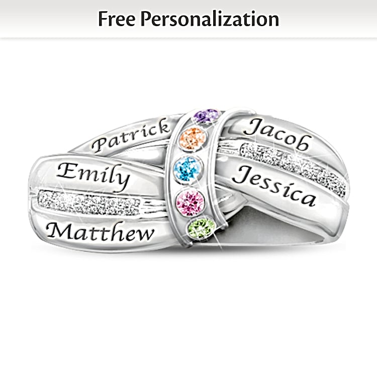 Mothers ring with children's names new arrivals