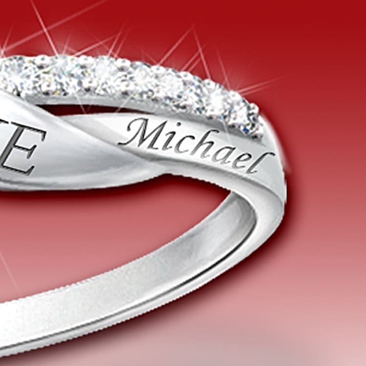 Love Personalized Diamond Ring