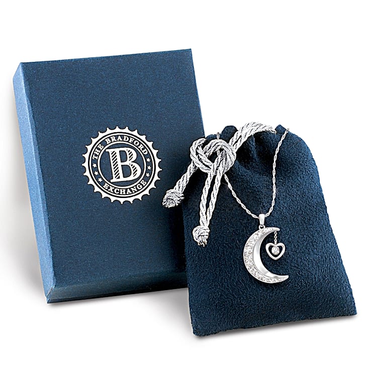 Love you to the moon & back necklace on sale