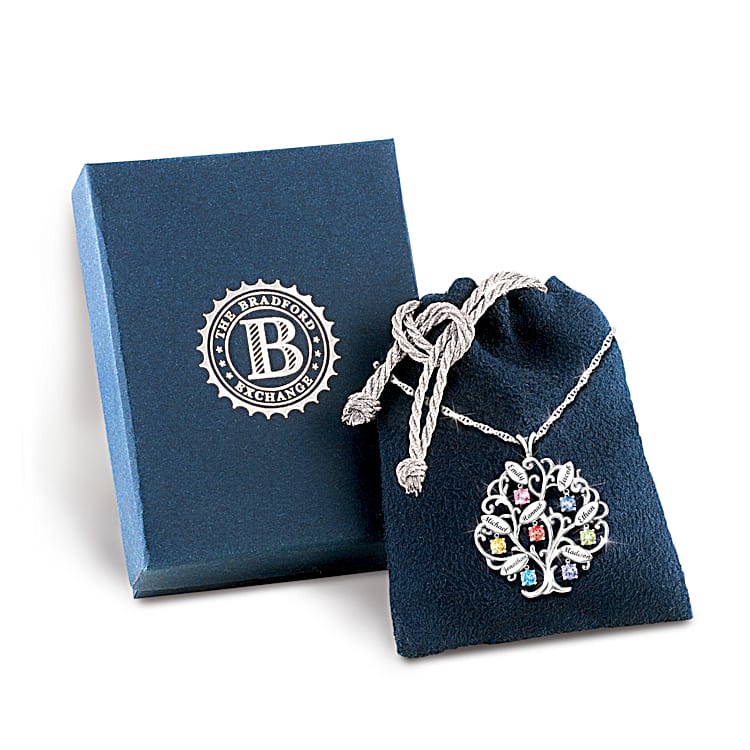 Bradford exchange family tree necklace clearance