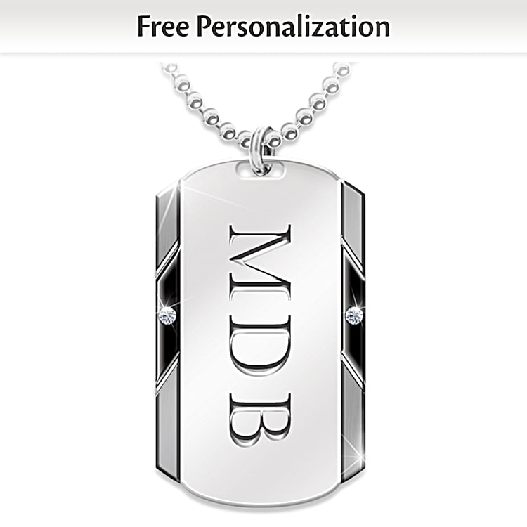 Dog etched necklace cheap