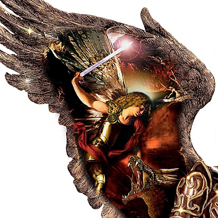 Michael: Triumphant Warrior Bronze Sculpture