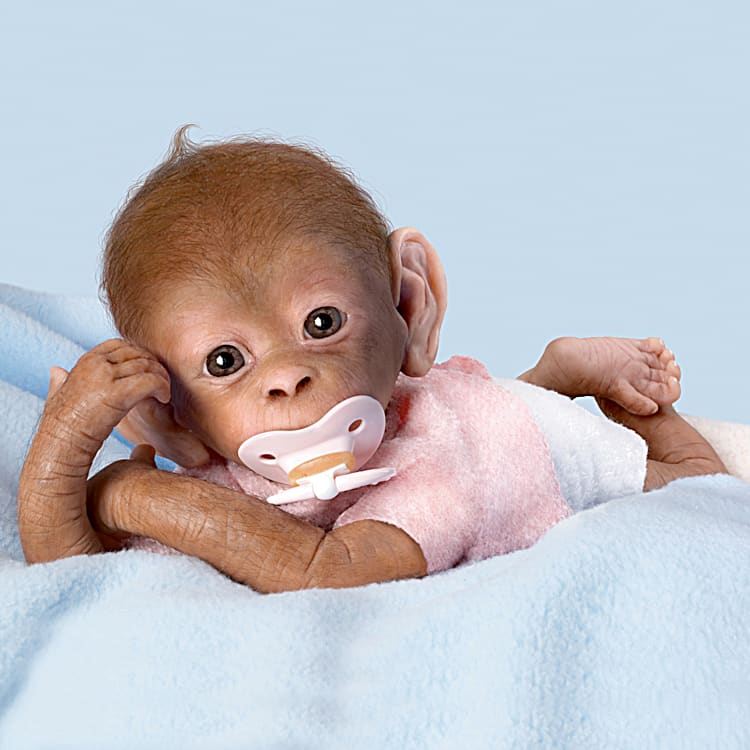 Lifelike baby monkeys on sale