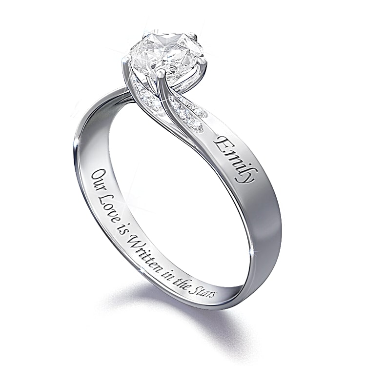 Name written rings on sale