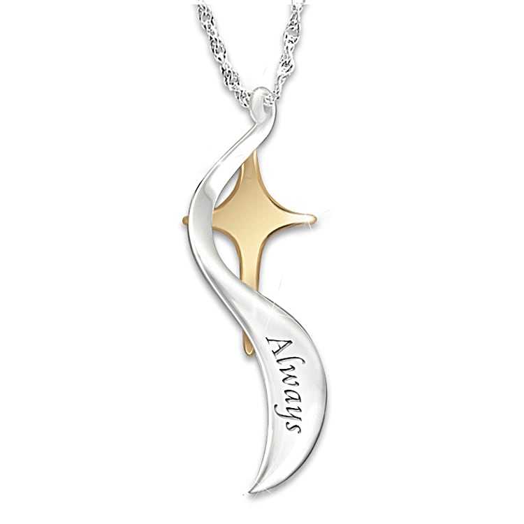 Footprints in the sand cross necklace discount