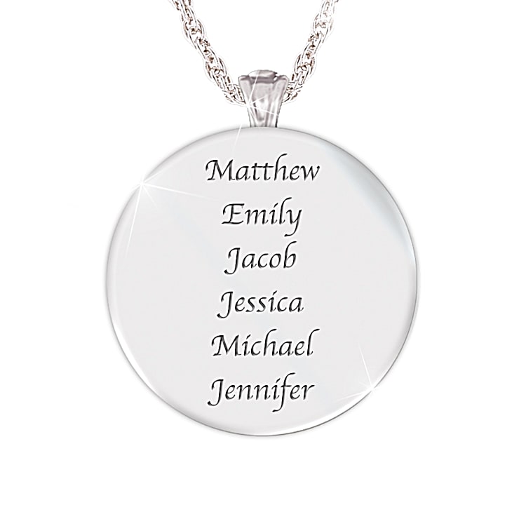 Necklace A Mother Holds Her Childs Heart Personalized Birthstone Pendant Necklace