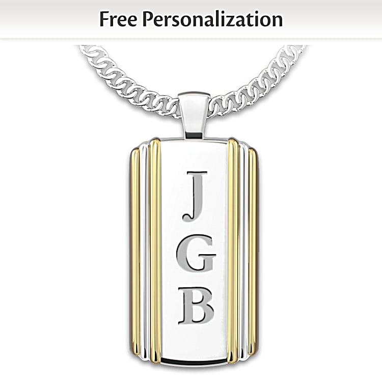 Dog tag necklace for grandson discount