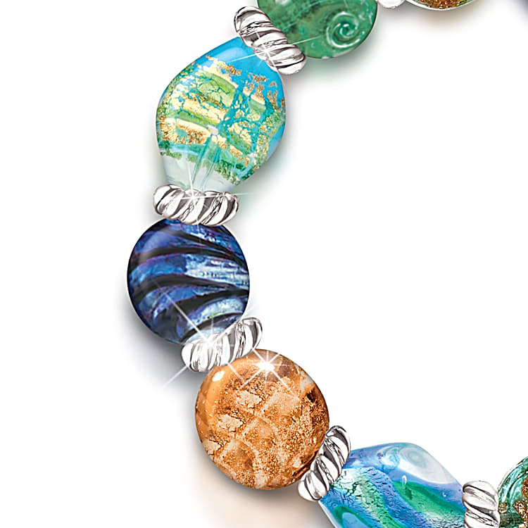 Clear bead bracelet sale