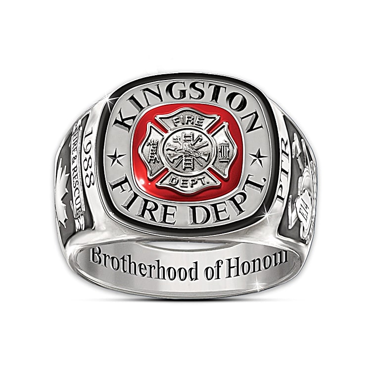 Brotherhood Of Honour Personalized Ring