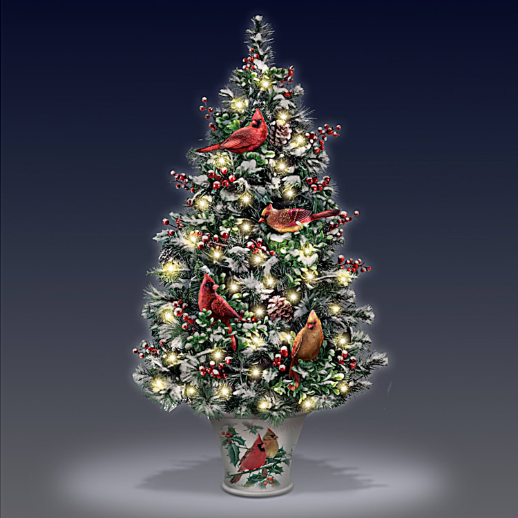 Winters Beautiful Blessings LED-Lighted Christmas Tabletop Tree