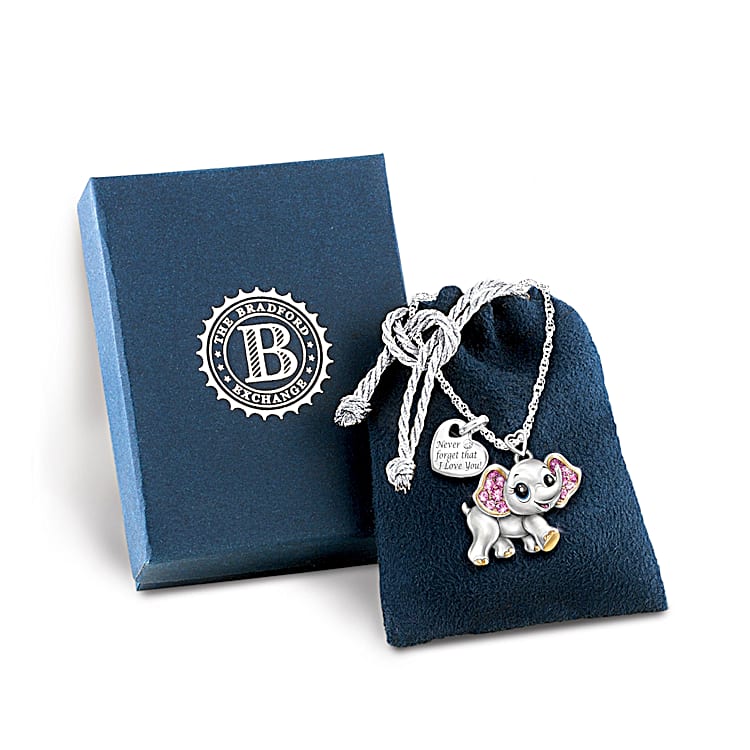 Elephant top necklace pandora