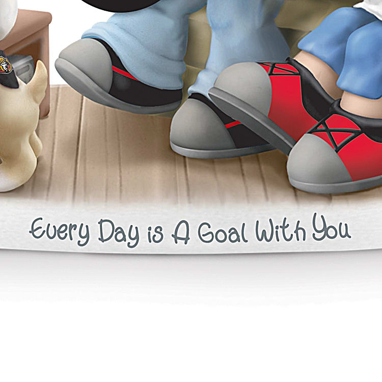 Every Day Is a Goal with You Figurine! Porcelain fan figurine