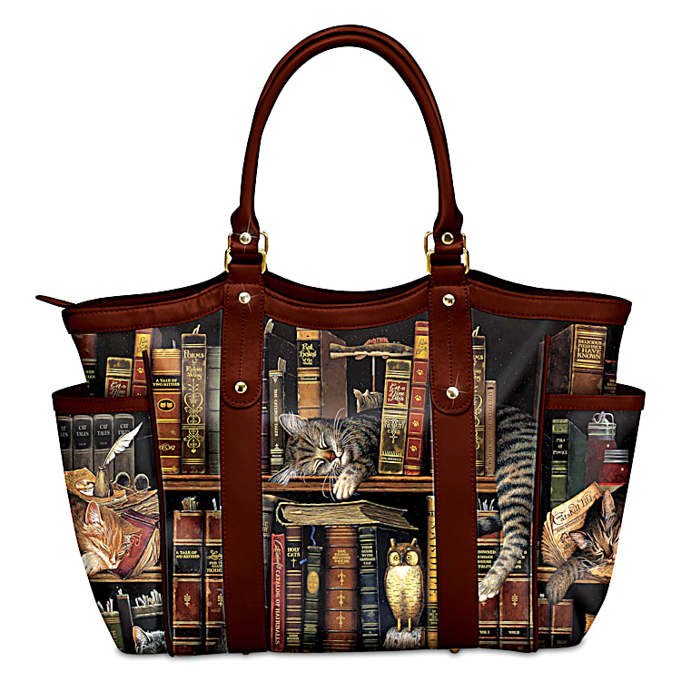 Cat leather bag discount