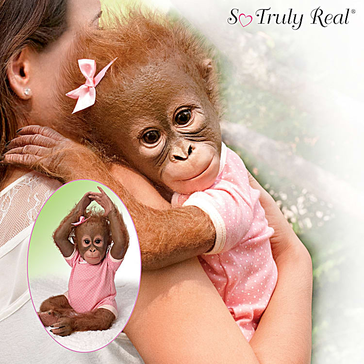 Lifelike monkey store dolls