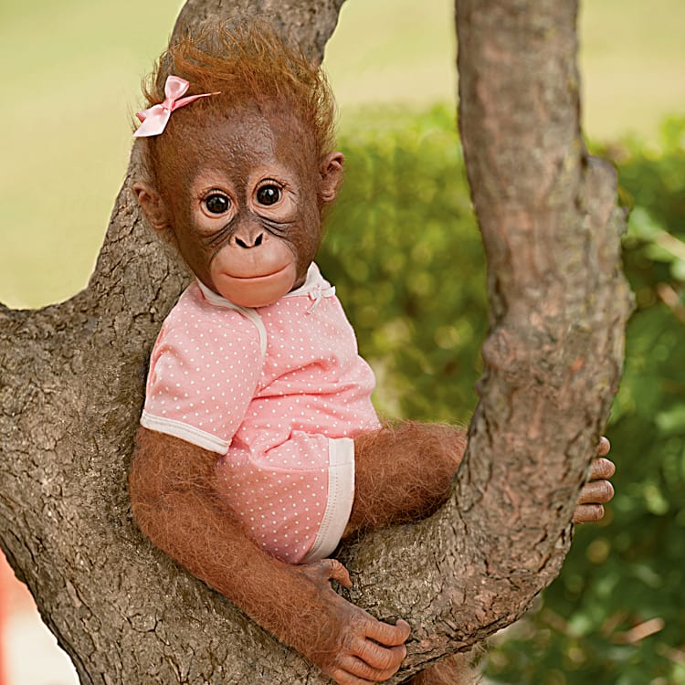 Monkey dolls that look real sales