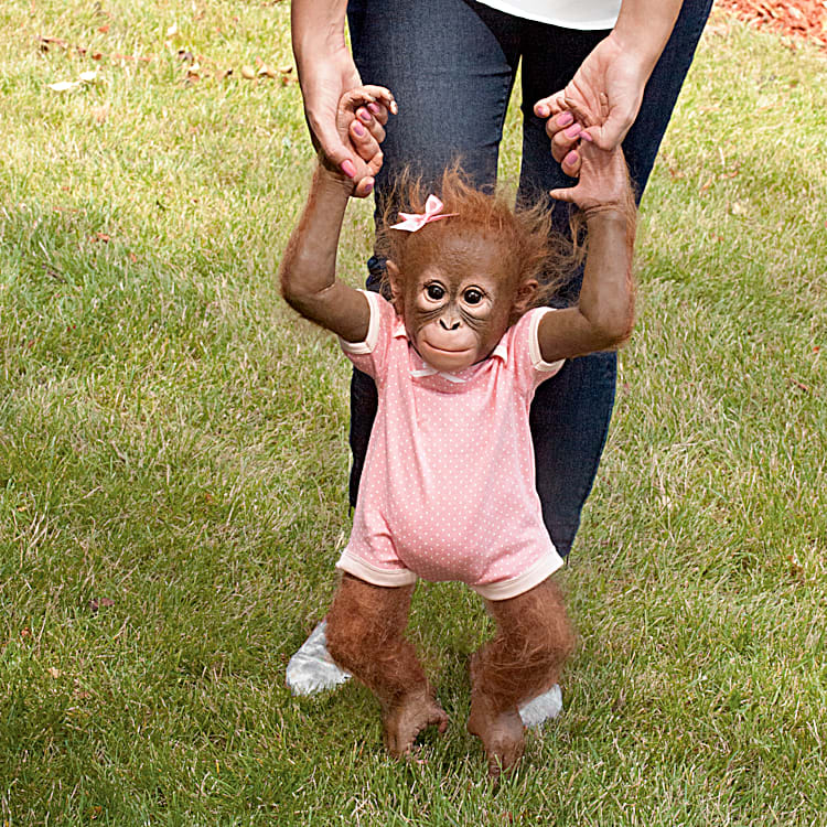 Annabelle hugs monkey deals