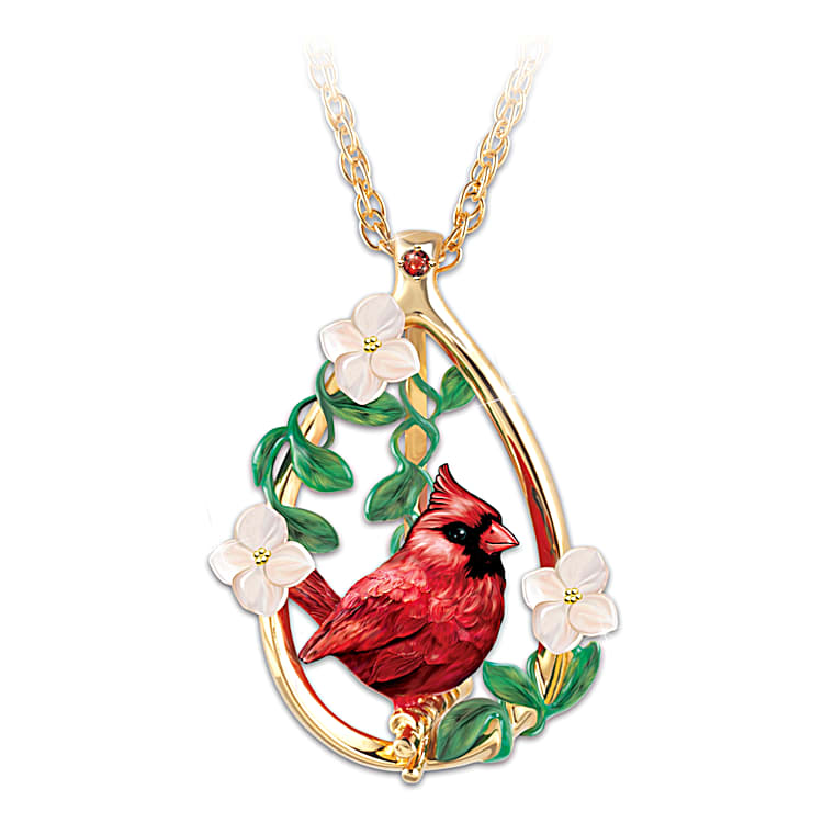 Necklace with best sale gemstone pendant