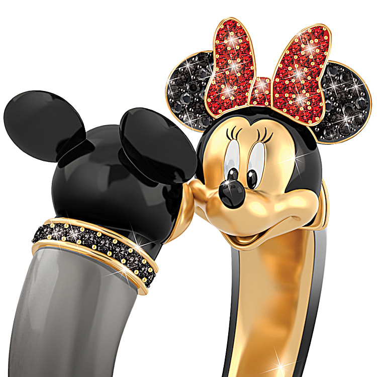 MobyFox - Minnie Mouse Pois Noirs - Bracelet Montre Connectée, Mickey &  Minnie Mouse Montres bracelets