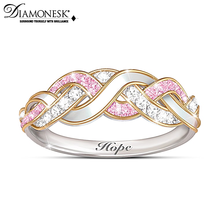 Breast cancer rings for sale clearance