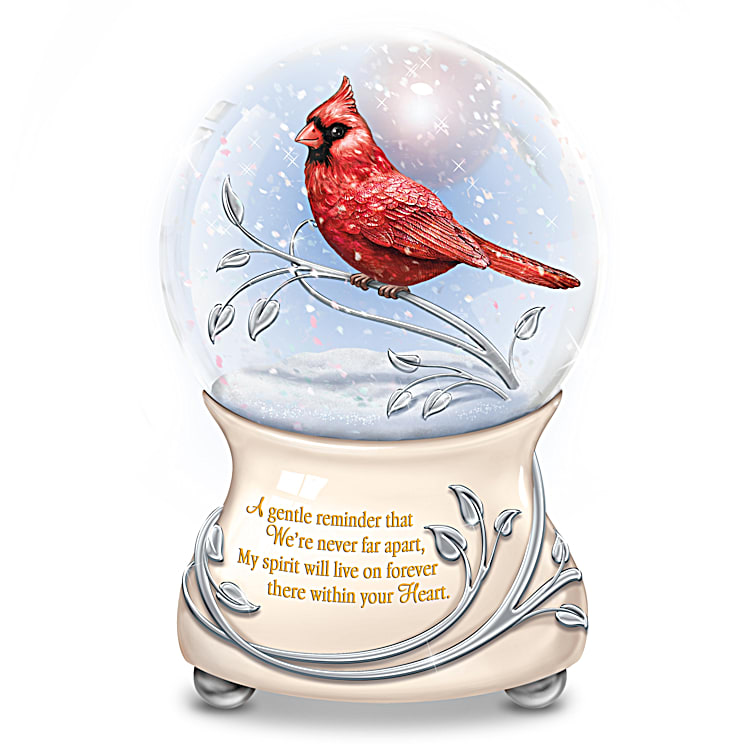 Cardinal snow globe sale