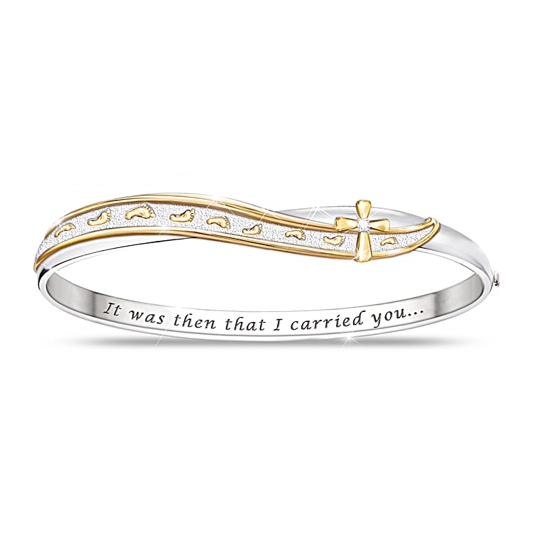 Footprints in on sale the sand bracelet