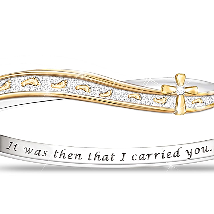 Footprints in on sale the sand bracelet