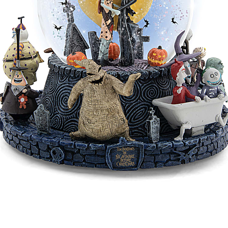 Disney古着 The Nightmare Before Christmas Disney The Nightmare Before Christmas Musical Glitter Globe