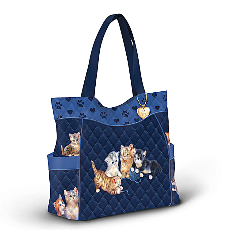 Bradford exchange cat best sale bag