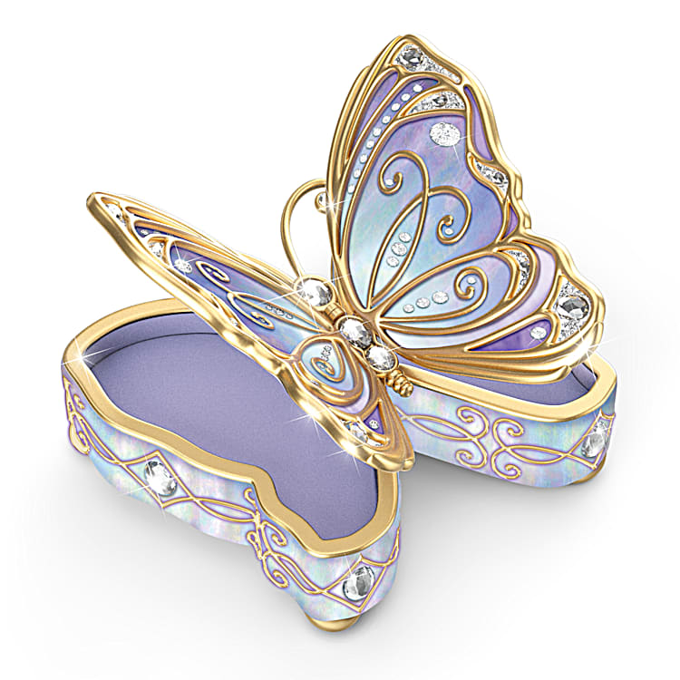 Precious Jewel To Treasure Forever Heirloom Porcelain Butterfly